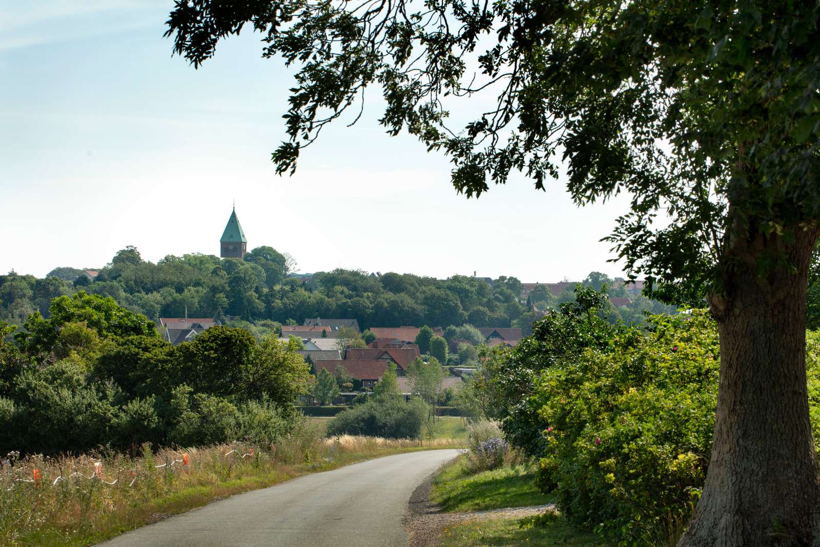 Billede af en af de smukke landsbyer tæt på Ringsted