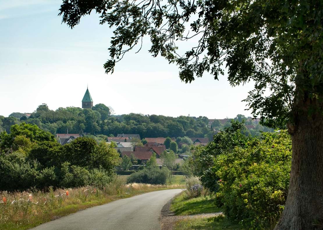 Billede af en af de smukke landsbyer tæt på Ringsted